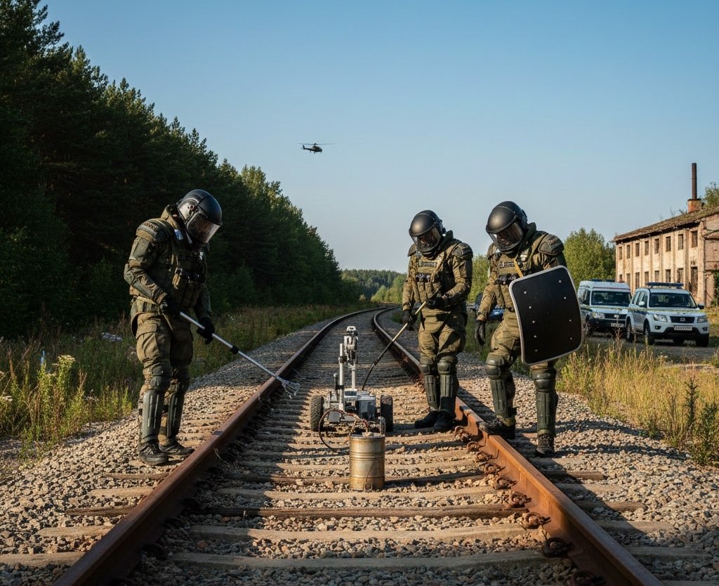 railway track bomb squad